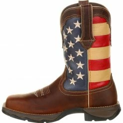 Durango Women's Lady Rebel Patriotic Flag Work Boots - Steel Toe -Durango Shop 2000273957 200 P3