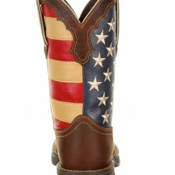 Durango Women's Lady Rebel Patriotic Flag Work Boots - Steel Toe -Durango Shop 2000273957 200 P4