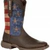 Durango Women's Red, White, & Blue Western Boots - Square Toe