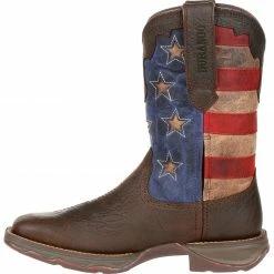 Durango Women's Red, White, & Blue Western Boots - Square Toe -Durango Shop 2000285793 900 P3