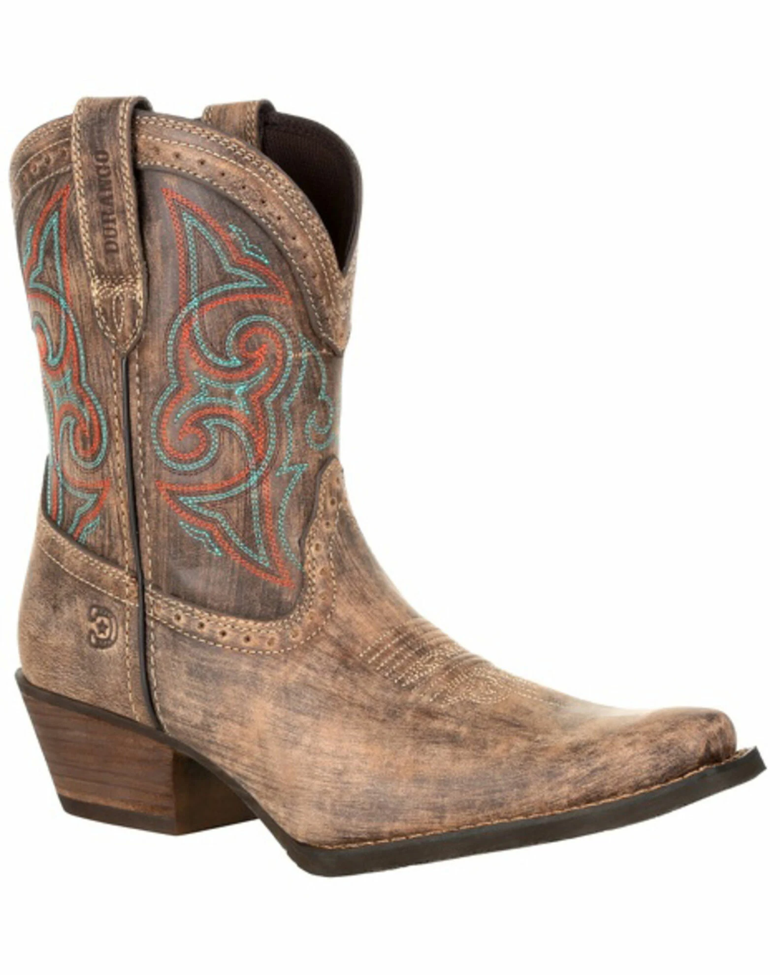 Durango Women's Driftwood Western Booties - Snip Toe 1 Durango Women's Driftwood Western Booties - Snip Toe