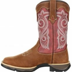 Durango Women's Red Western Boots - Square Toe 9 Durango Women's Red Western Boots - Square Toe -Durango Shop 2000289170 200 P3