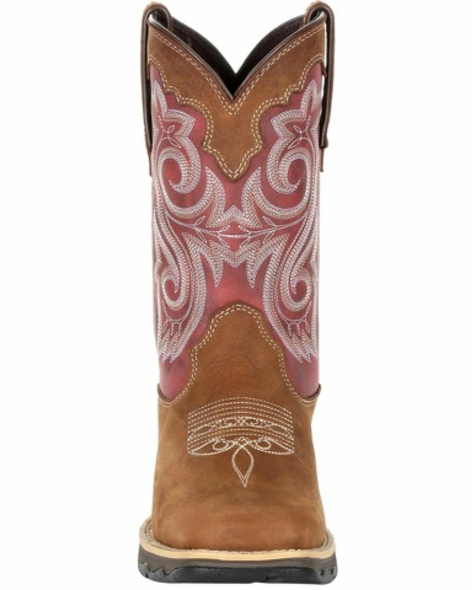 Durango Women's Red Western Boots - Square Toe 5 Durango Women's Red Western Boots - Square Toe - Image 5
