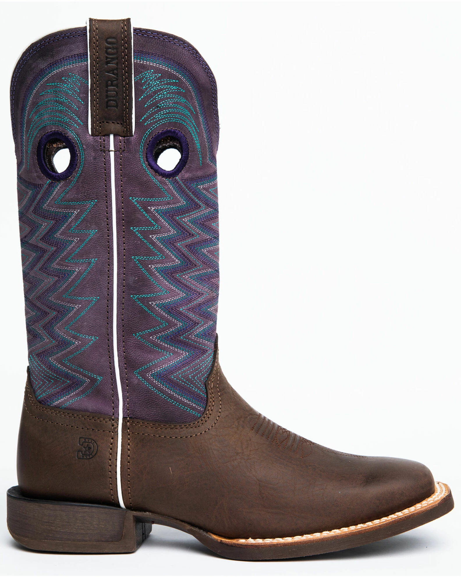 Durango Women's Lady Rebel Amethyst Western Boots - Square Toe 2 Durango Women's Lady Rebel Amethyst Western Boots - Square Toe - Image 2
