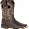 Durango Boys' Lil Rebel Brown Western Boots - Square Toe