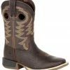 Durango Boys' Lil Rebel Pro Brown Western Boots - Square Toe