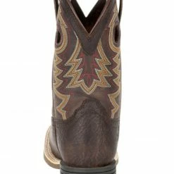 Durango Boys' Lil Rebel Pro Brown Western Boots - Square Toe -Durango Shop 2000293323 201 P4
