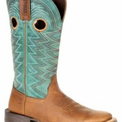 Durango Women's Lady Rebel Pro Teal Western Boots - Square Toe