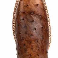Durango Men's Wheat Brown Exotic Full-Quill Ostrich Western Boots - Square Toe -Durango Shop 2000315550 200 P6