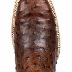 Durango Men's Brown Exotic Full-Quill Ostrich Western Boots - Square Toe -Durango Shop 2000315552 201 P6