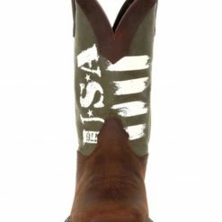 Durango Men's Army Green USA Western Boots - Square Toe 10 Durango Men's Army Green USA Western Boots - Square Toe -Durango Shop 2000333496 200 P4