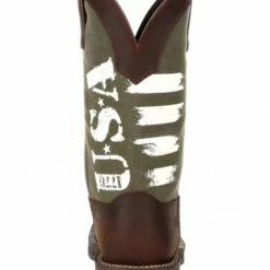 Durango Men's Army Green USA Western Boots - Square Toe 11 Durango Men's Army Green USA Western Boots - Square Toe -Durango Shop 2000333496 200 P5
