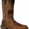 Durango Men's Rebel Brown Flag Western Boots - Square Toe