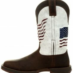 Durango Men's Flag Embroidery Western Boots - Square Toe -Durango Shop 2000333498 200 P3