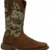 Durango Men's Rebel Camo Western Boots - Square Toe