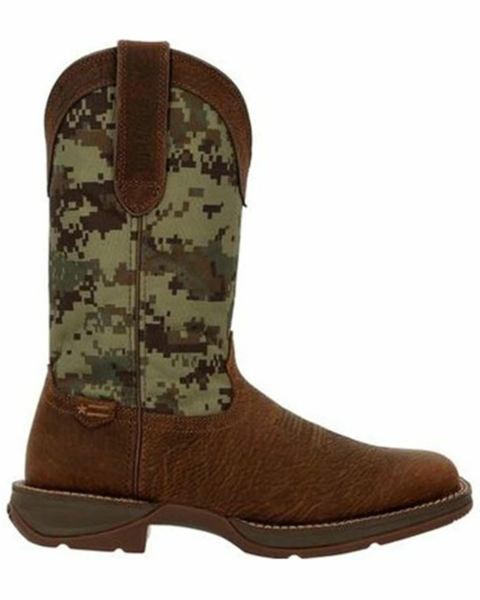 Durango Men's Rebel Camo Western Boots - Square Toe 2 Durango Men's Rebel Camo Western Boots - Square Toe - Image 2