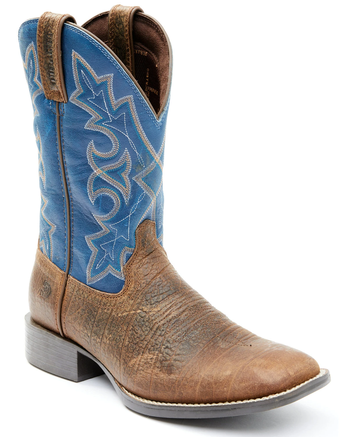 Durango Men's Brown Westward Western Boots - Brpad Square Toe 8 Durango Men's Brown Westward Western Boots - Brpad Square Toe - Image 8
