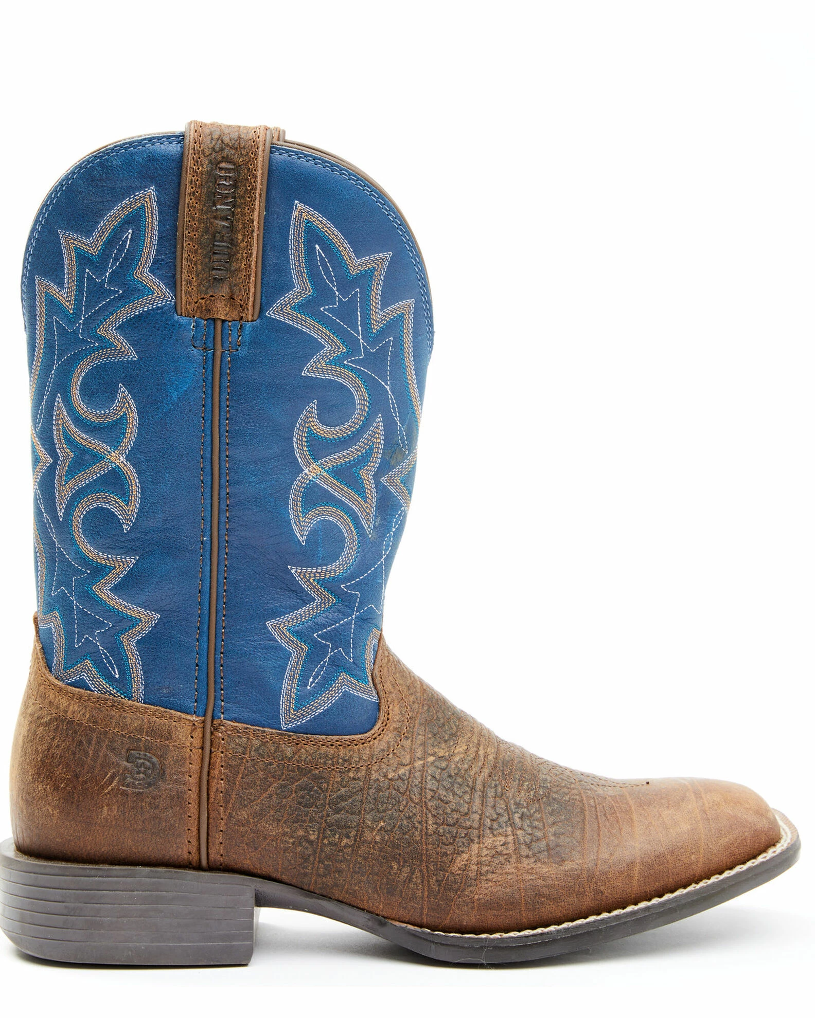 Durango Men's Brown Westward Western Boots - Brpad Square Toe 2 Durango Men's Brown Westward Western Boots - Brpad Square Toe - Image 2