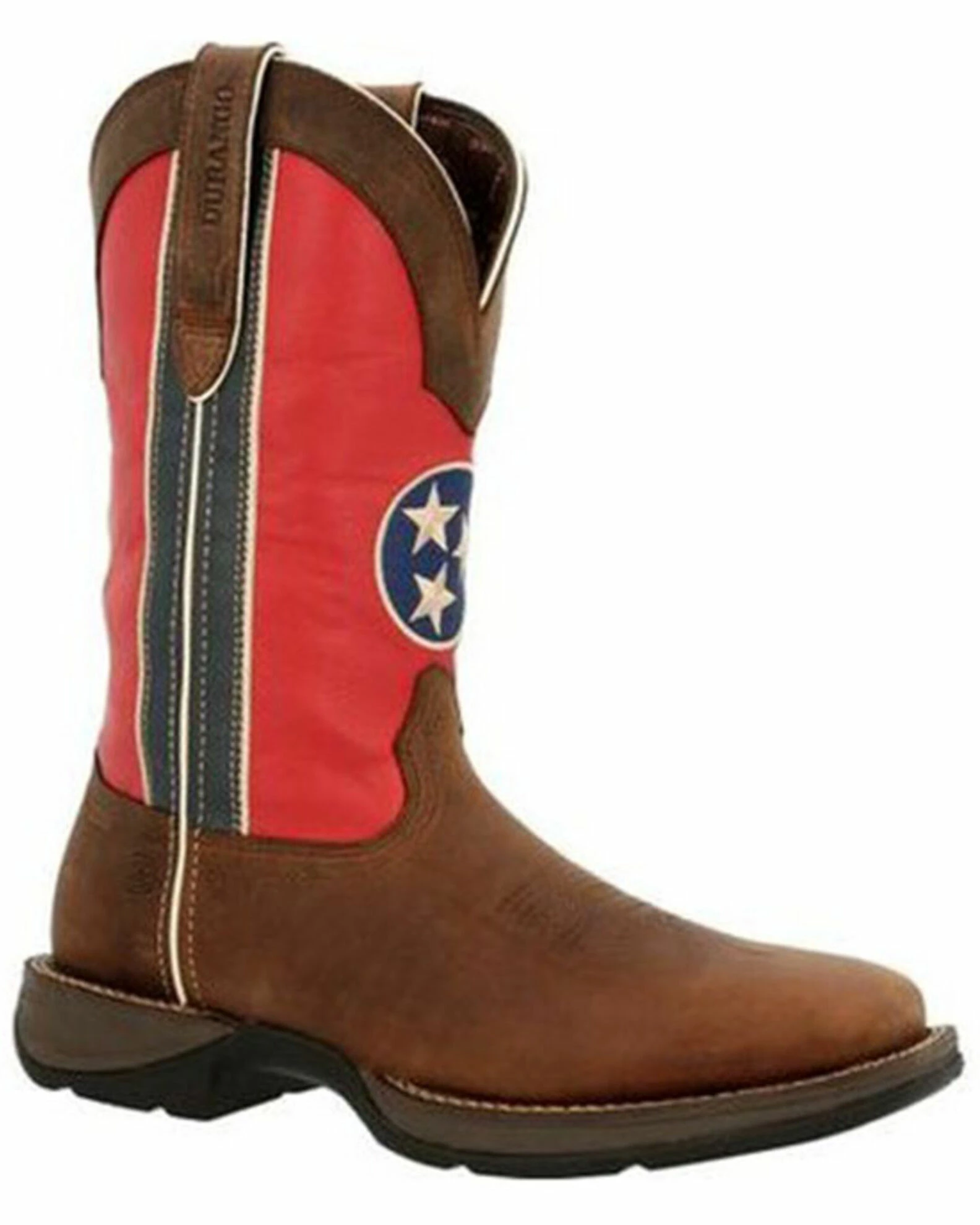 Durango Men's Tennessee Flag Western Boots - Square Toe 1 Durango Men's Tennessee Flag Western Boots - Square Toe