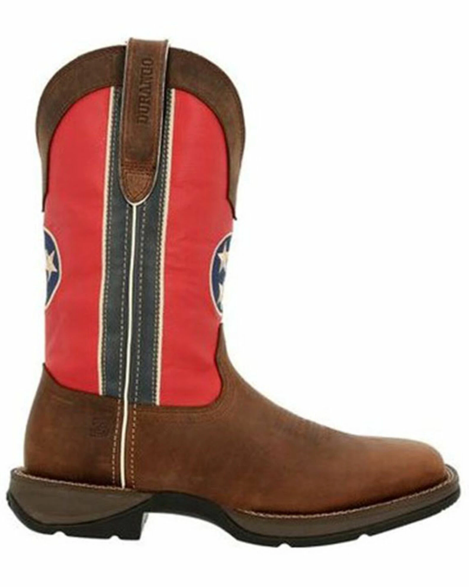 Durango Men's Tennessee Flag Western Boots - Square Toe 2 Durango Men's Tennessee Flag Western Boots - Square Toe - Image 2