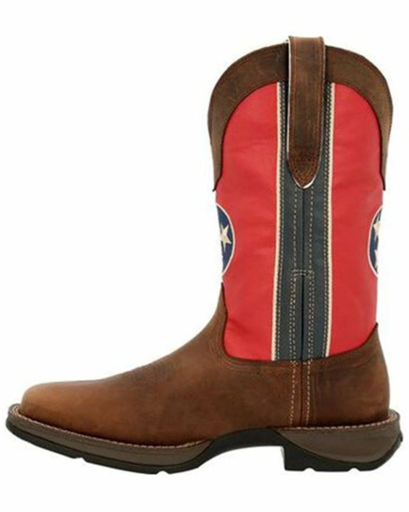 Durango Men's Tennessee Flag Western Boots - Square Toe 3 Durango Men's Tennessee Flag Western Boots - Square Toe - Image 3