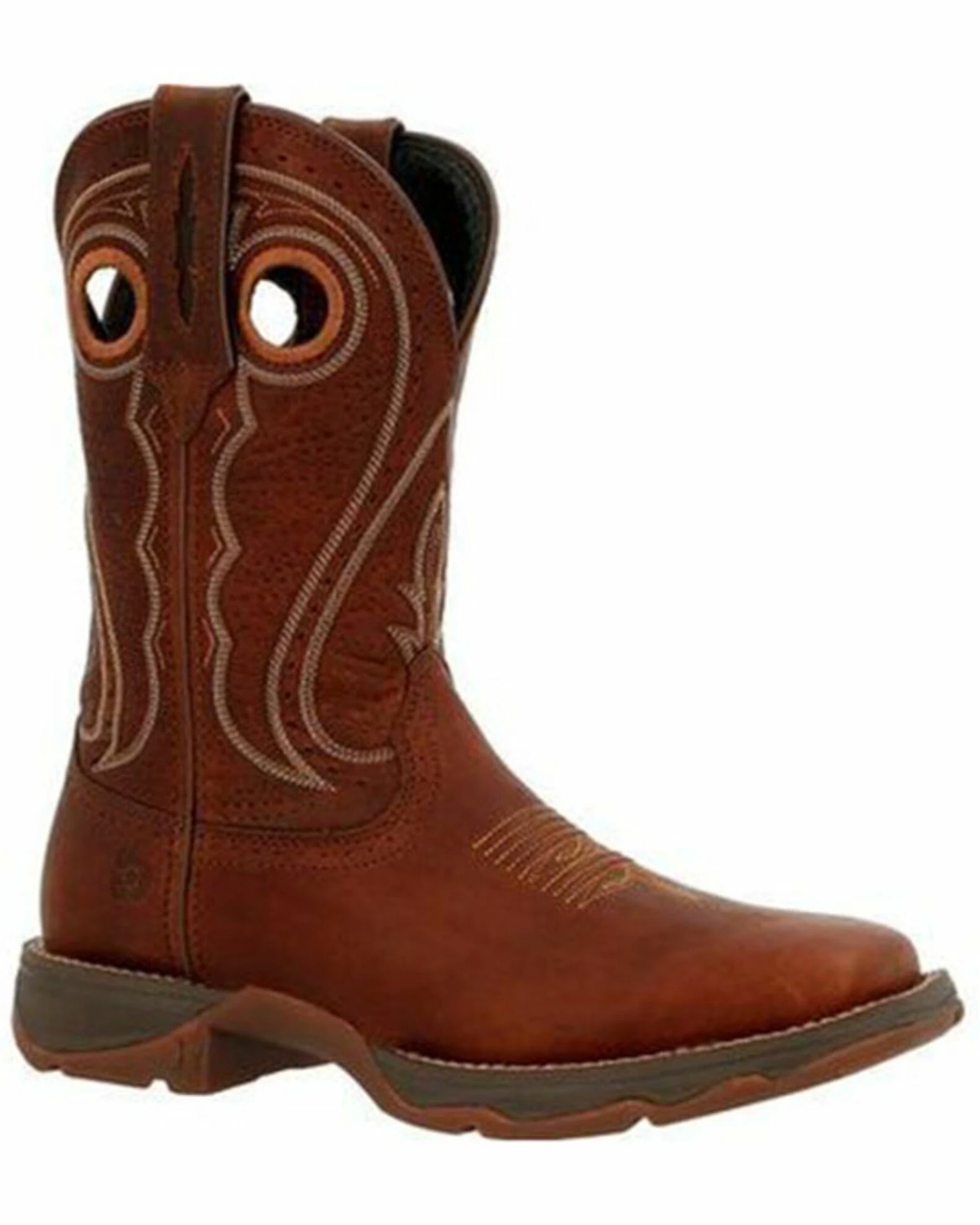 Durango Women's Chestnut Lady Rebel Western Boots - Square Toe 1 Durango Women's Chestnut Lady Rebel Western Boots - Square Toe