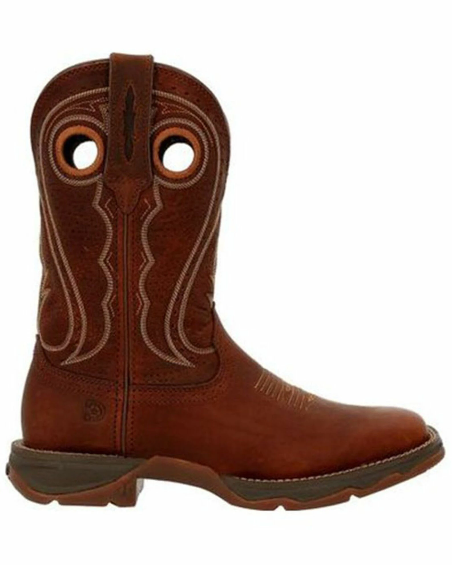 Durango Women's Chestnut Lady Rebel Western Boots - Square Toe 2 Durango Women's Chestnut Lady Rebel Western Boots - Square Toe - Image 2