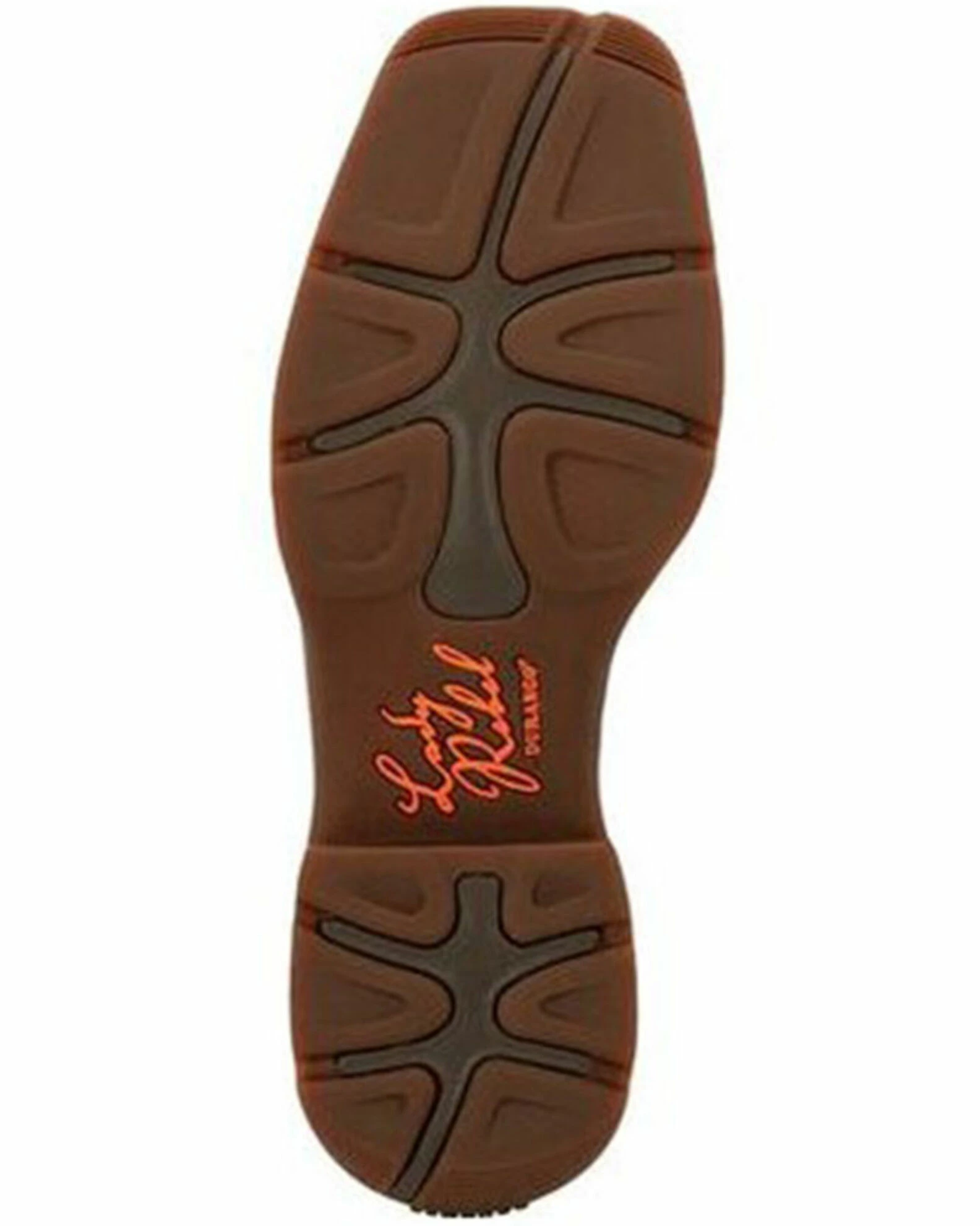 Durango Women's Chestnut Lady Rebel Western Boots - Square Toe 7 Durango Women's Chestnut Lady Rebel Western Boots - Square Toe - Image 7