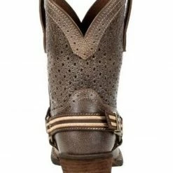 Durango Women's Crush Western Booties - Square Toe  Distressed Brown -Durango Shop 2000349101 230 P5