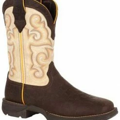 Durango Women's Cream Lady Rebel Pro Western Boots - Square Toe  Brown -Durango Shop 2000349103 200 P1 1
