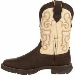 Durango Women's Cream Lady Rebel Pro Western Boots - Square Toe  Brown -Durango Shop 2000349103 200 P3