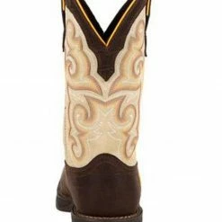Durango Women's Cream Lady Rebel Pro Western Boots - Square Toe  Brown -Durango Shop 2000349103 200 P5