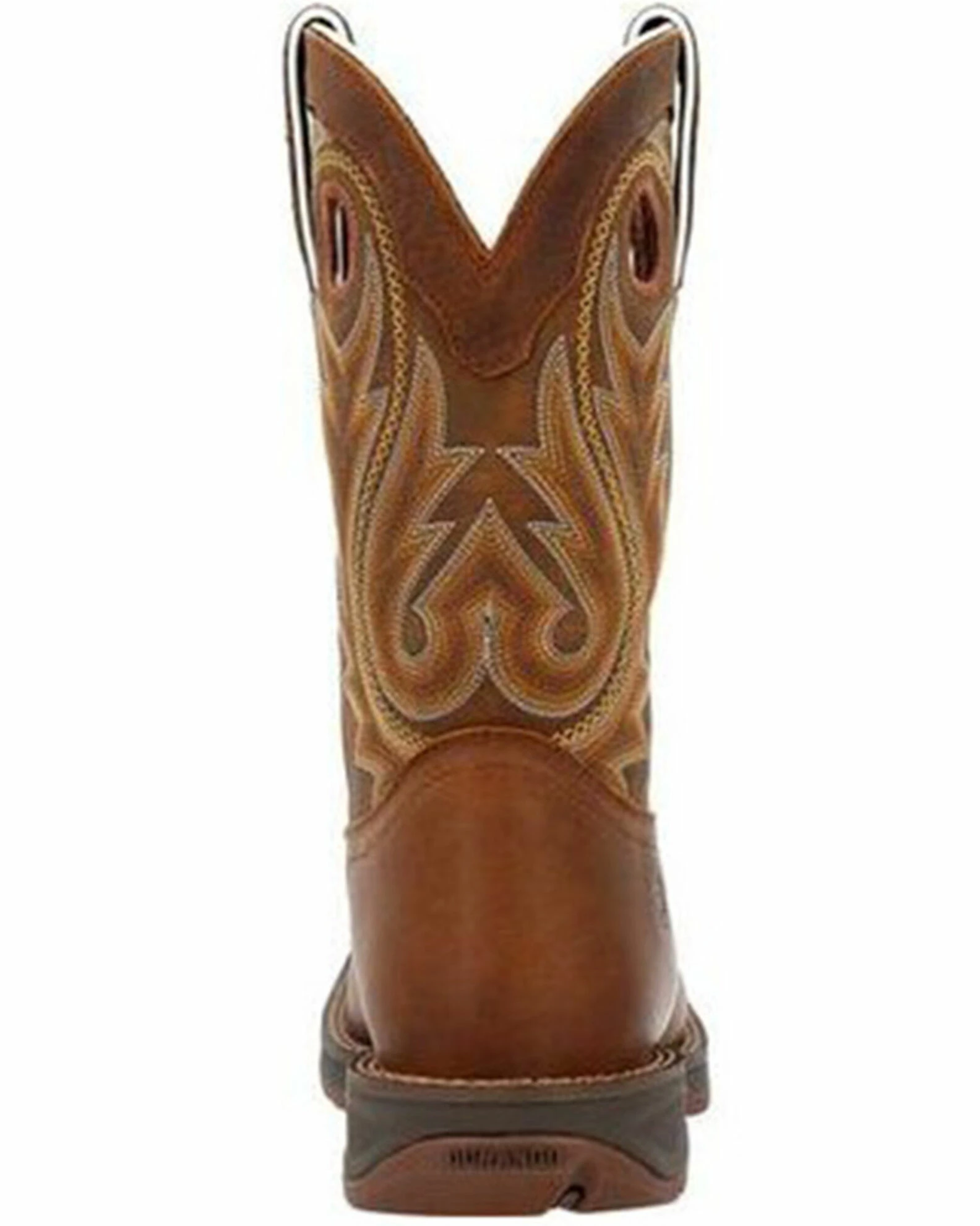 Durango Men's Rebel Chestnut Western Boots - Broad Square Toe 5 Durango Men's Rebel Chestnut Western Boots - Broad Square Toe - Image 5