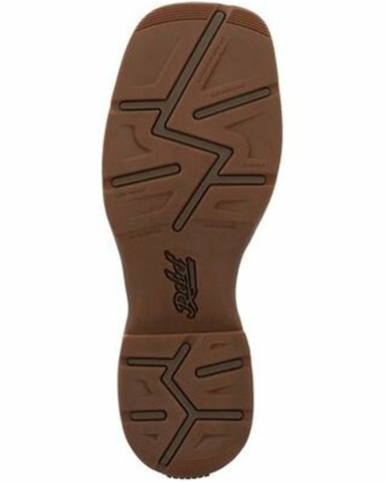 Durango Men's Rebel Chestnut Western Boots - Broad Square Toe 7 Durango Men's Rebel Chestnut Western Boots - Broad Square Toe - Image 7
