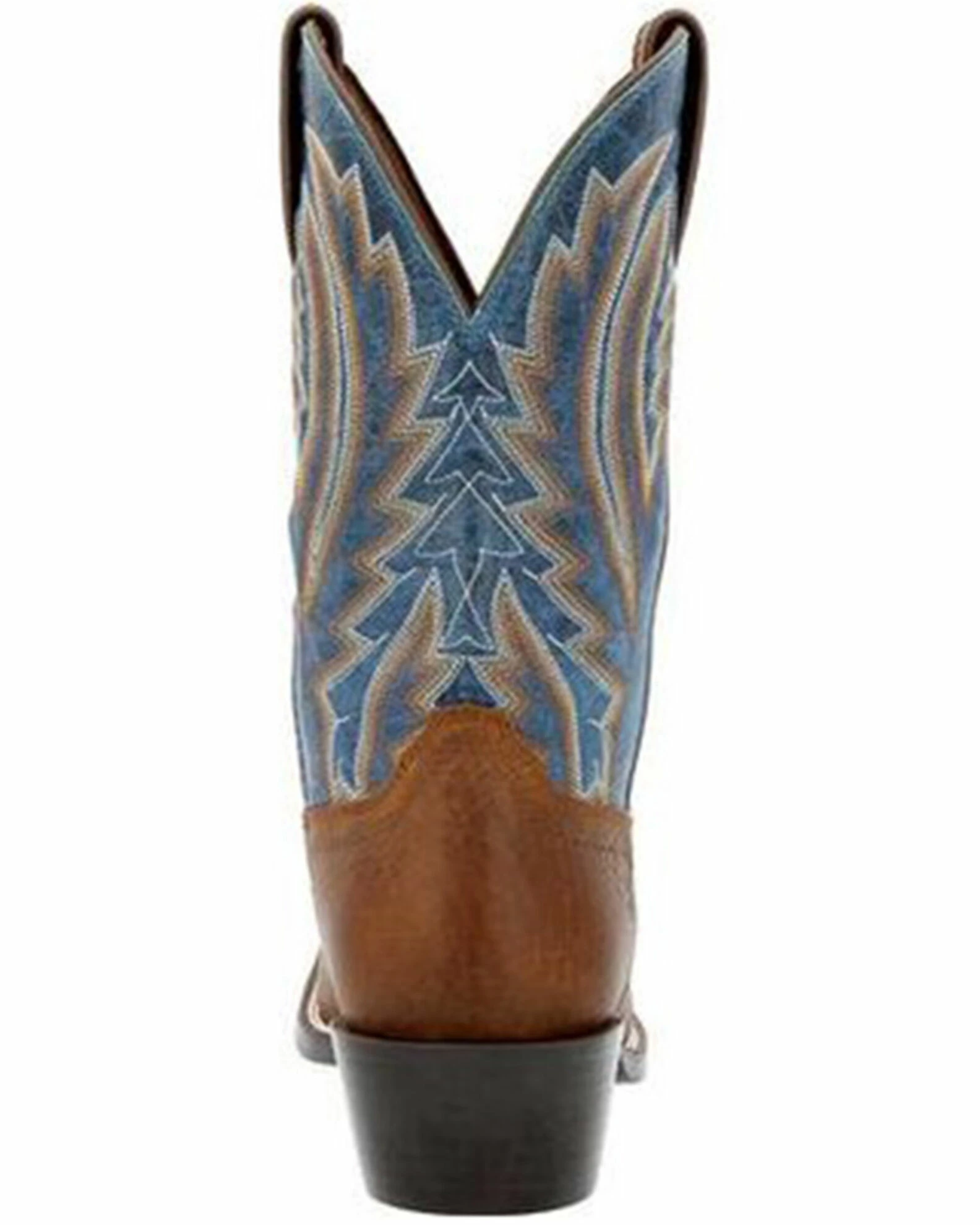 Durango Men's Westward Denim Western Boots - Wide Square Toe Brown/blue 5 Durango Men's Westward Denim Western Boots - Wide Square Toe Brown/blue - Image 5