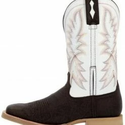 Durango Men's Dark Hickory & White Rebel Pro Lite Western Performance Boot - Square Toe  -Durango Shop 2000350369 100 P3
