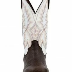 Durango Men's Dark Hickory & White Rebel Pro Lite Western Performance Boot - Square Toe  -Durango Shop 2000350369 100 P4