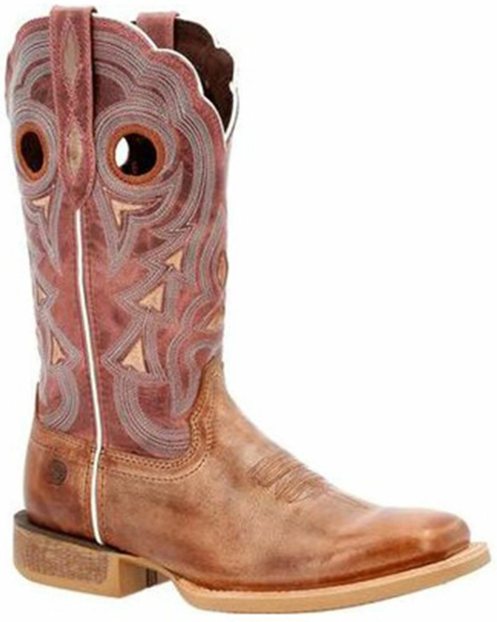 Durango Women's Red Lady Rebel Pro Western Boots - Square Toe Rose 1 Durango Women's Red Lady Rebel Pro Western Boots - Square Toe Rose