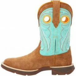 Durango Women's Blue Lady Rebel Boots - Square Toe  Brown/blue -Durango Shop 2000350562 907 P3