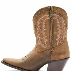 Durango Women's Crush Fashion Booties - Snip Toe Pecan -Durango Shop 2000350566 202 P3