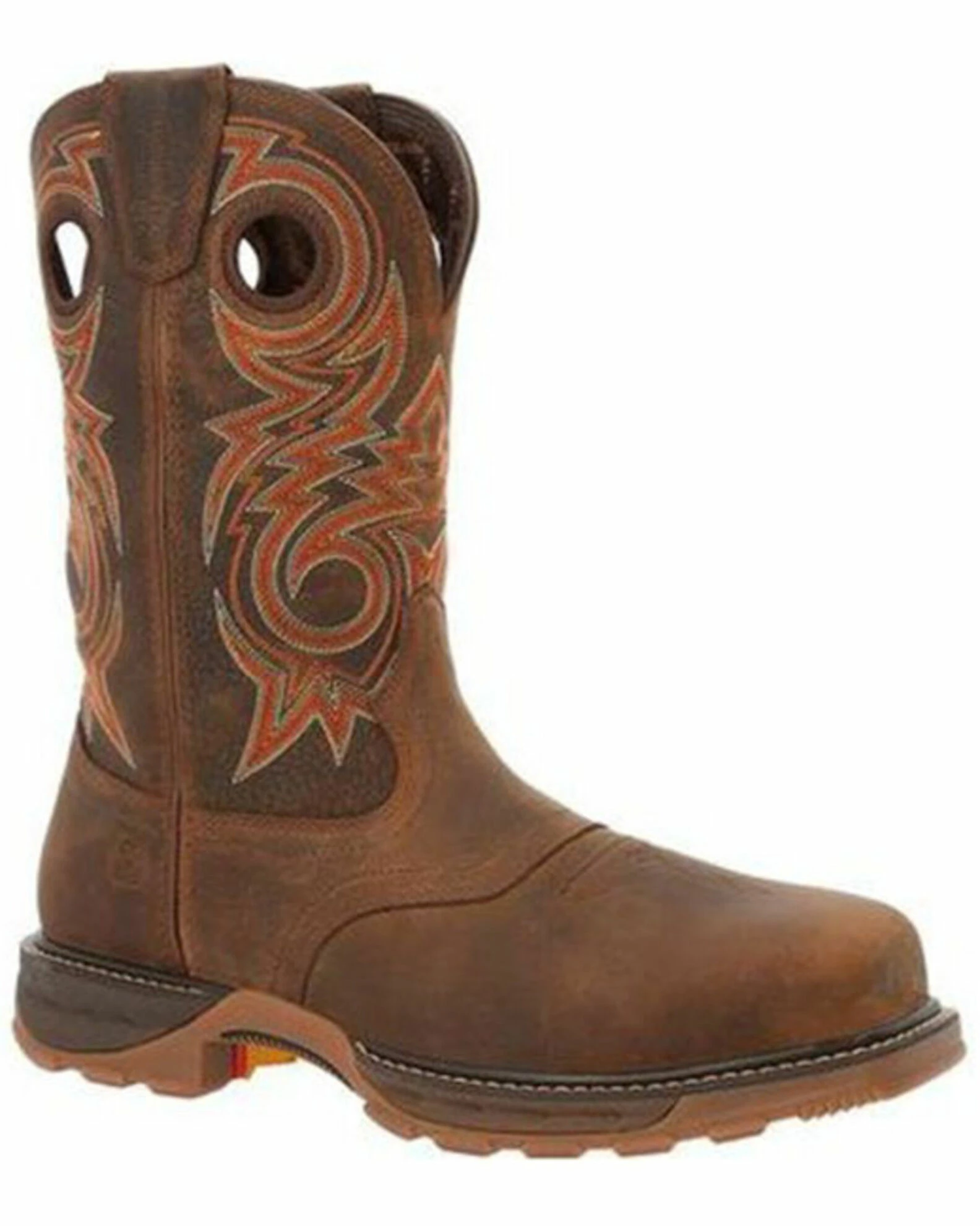 Durango Men's Saddle Waterproof Western Work Boots - Composite Toe 1 Durango Men's Saddle Waterproof Western Work Boots - Composite Toe