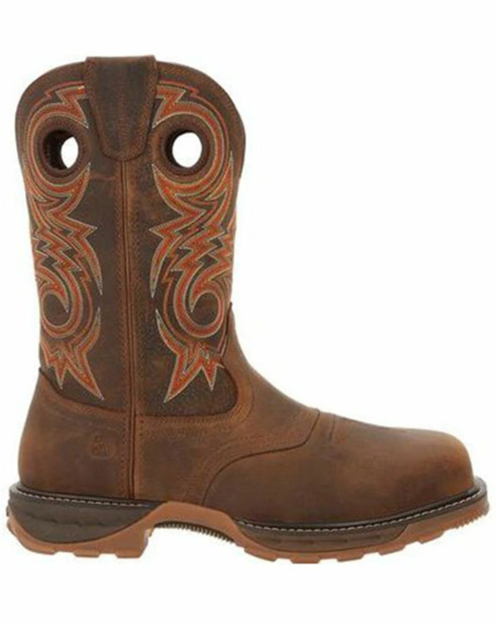 Durango Men's Saddle Waterproof Western Work Boots - Composite Toe 2 Durango Men's Saddle Waterproof Western Work Boots - Composite Toe - Image 2