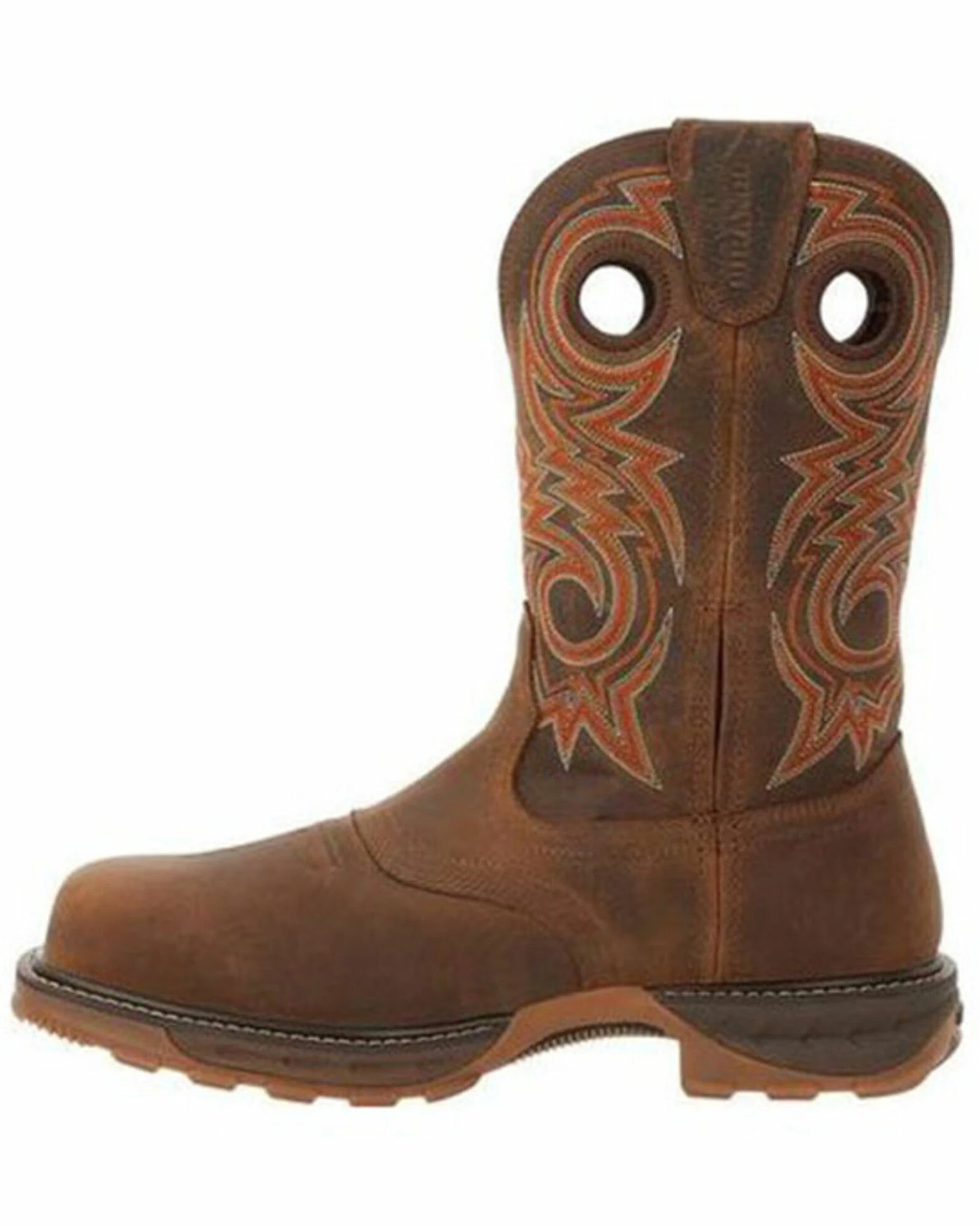 Durango Men's Saddle Waterproof Western Work Boots - Composite Toe 3 Durango Men's Saddle Waterproof Western Work Boots - Composite Toe - Image 3