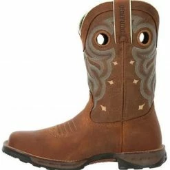 Durango Women's Maverick Waterproof Western Work Boots - Steel Toe Tan -Durango Shop 2000350775 280 P3