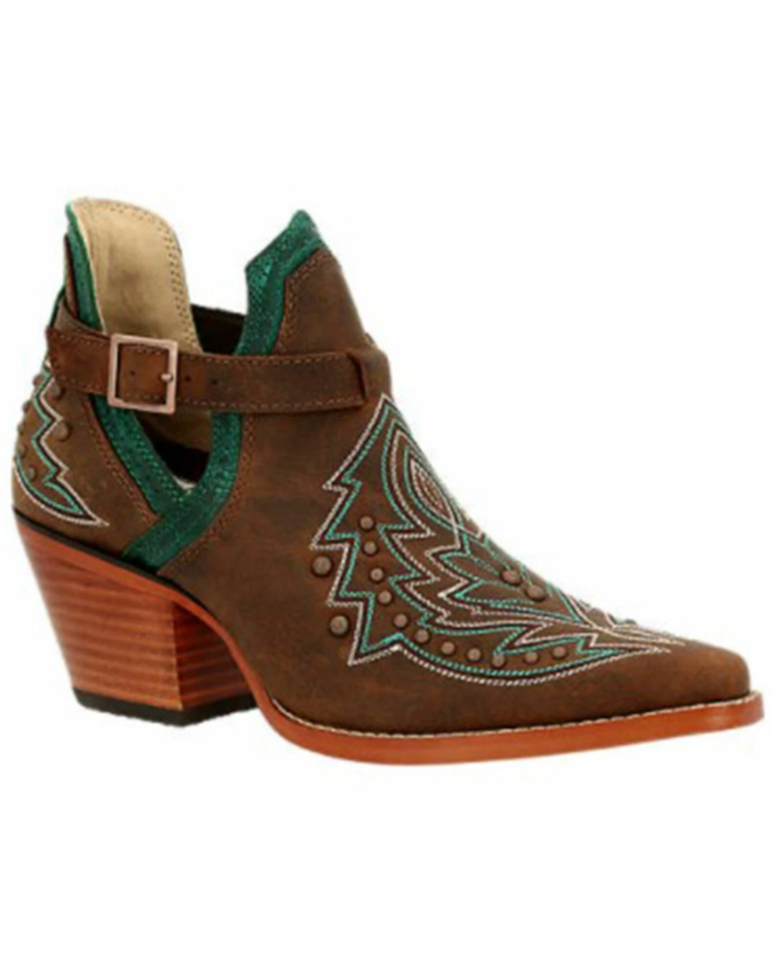 Durango Women's Crush Harness Fashion Booties - Snip Toe 1 Durango Women's Crush Harness Fashion Booties - Snip Toe