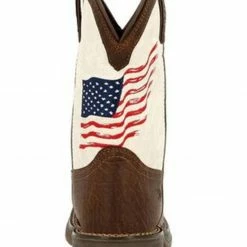 Durango Boys' Rebel Distressed Flag Western Boots - Square Toe -Durango Shop 2000355282 100 P5