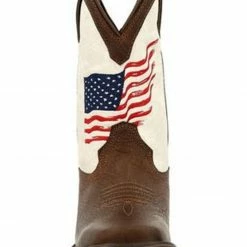 Durango Boys' Rebel Distressed Flag Western Boots - Square Toe White 11 Durango Boys' Rebel Distressed Flag Western Boots - Square Toe White -Durango Shop 2000355283 100 P4