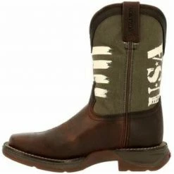 Durango Boys' Lil' Rebel USA Flag Army Western Boots - Square Toe -Durango Shop 2000355864 201 P3