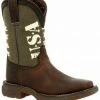 Durango Boys' Lil' Rebel USA Flag Western Boots - Wide Square Toe