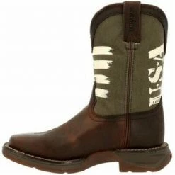 Durango Boys' Lil' Rebel USA Flag Western Boots - Wide Square Toe 9 Durango Boys' Lil' Rebel USA Flag Western Boots - Wide Square Toe -Durango Shop 2000355865 201 P3
